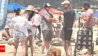 Surf’s on! Prince Harry, Meghan Markle enjoy beach day in California; son Archie hits the waves with surfing lessons