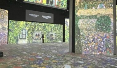 Immersive multimedia Gustav Klimt exhibition held in Tokyo