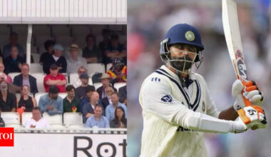Watch: Hilarious! Ravindra Jadeja asks England spectator to change t-shirt during IND vs ENG 5th Test | Cricket News
