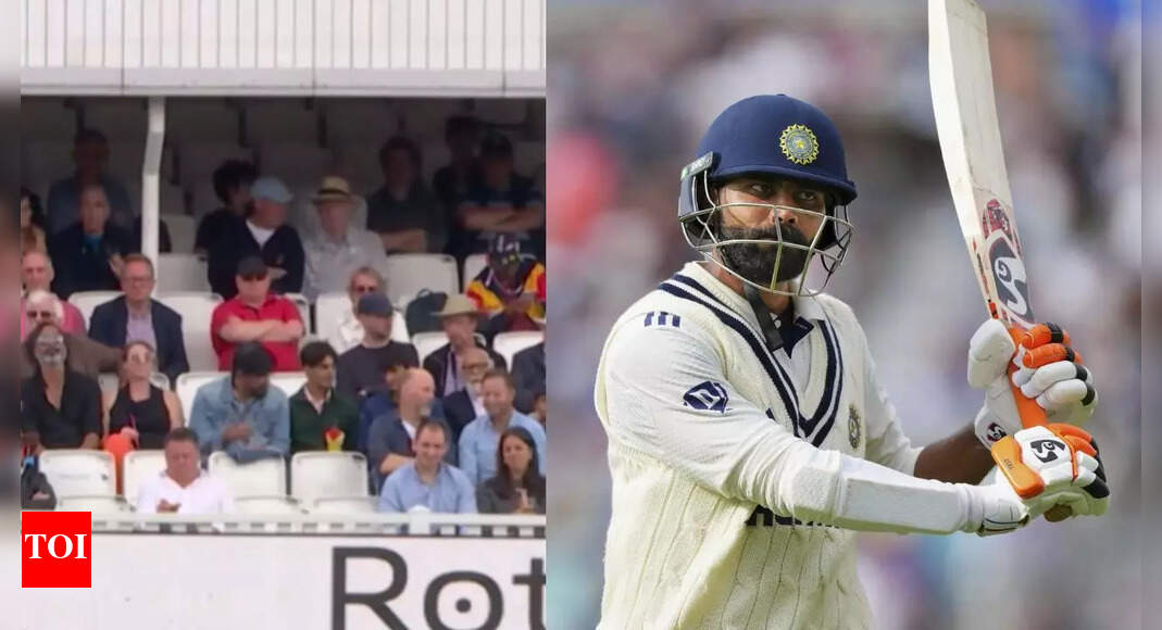 Watch: Hilarious! Ravindra Jadeja asks England spectator to change t-shirt during IND vs ENG 5th Test | Cricket News