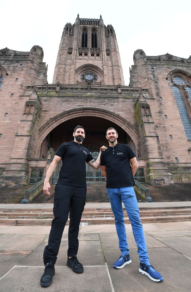 Damien Flynn and Neil Blackhurst of the Welsford Bistro at Liverpool Cathedral. (Pic Andrew Teebay)