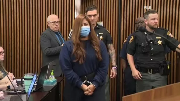 CAPTION: Ohio mother who left 16-month-old baby alone in playpen for TEN DAYS so she could go on vacation pleads guilty to murder
Kristel Candelario, 32, now faces a life term and will be sentenced on March 18
She left her 16-month-old daughter home alone in a playpen for 10 days last summer so she could go on vacation 
The infant was discovered in a Pack-N-Play pen soiled with urine and feces and was extremely dehydrated at the time of death, prosecutors said 