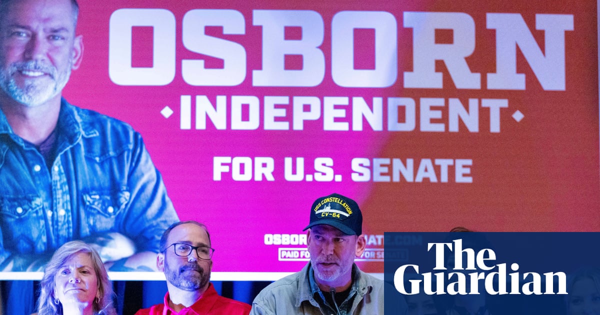‘There’s an appetite for this brand of politics’: the independent politician making a bid for US Senate | US politics