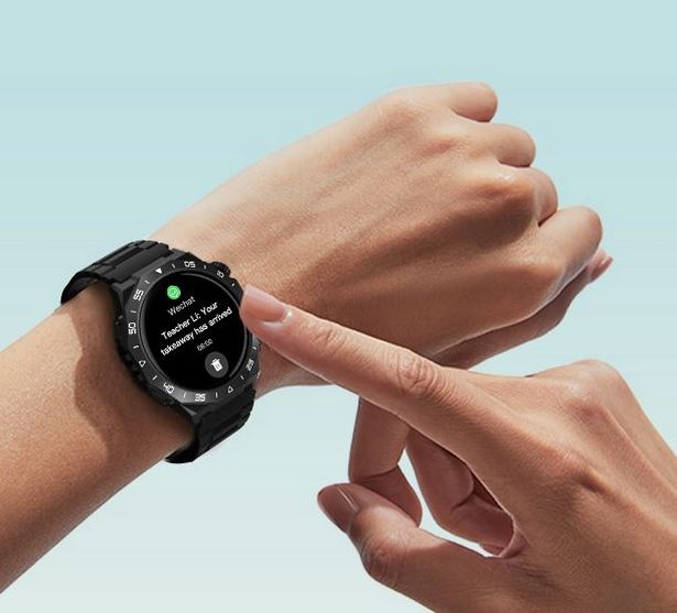 HOIFA smart watch for men worn on a wrist
