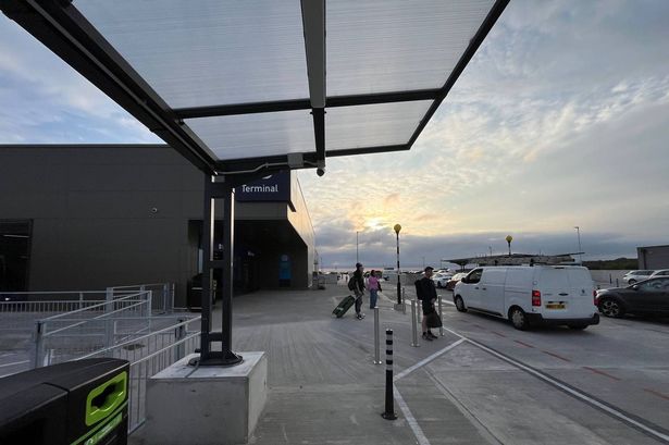 Bristol Airport following the opening of the new transport hub