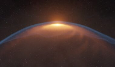 Baby star sets off explosion, gets caught in blast