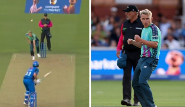 Sam Curran 47mph ultra slow ball