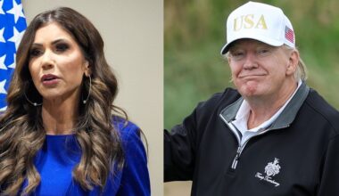 Trump confuses Kristi Noem for pro golfer