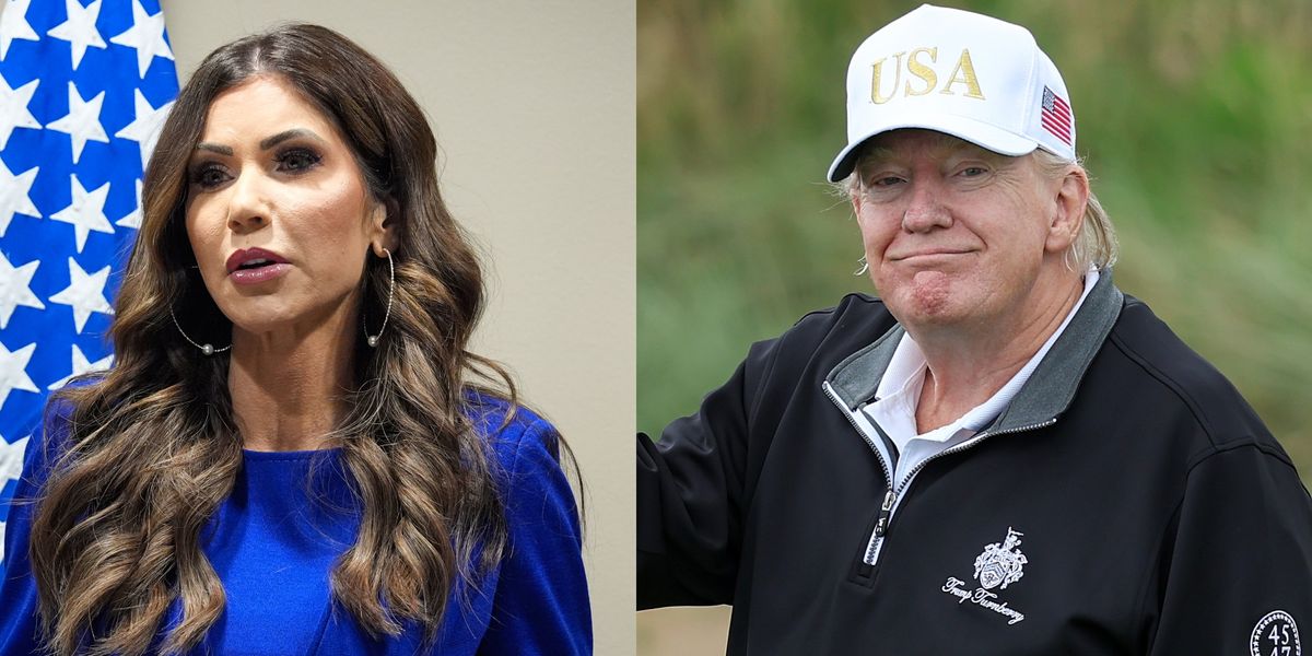 Trump confuses Kristi Noem for pro golfer