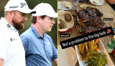 'Not a problem' - Shane Lowry and Robert MacIntyre gorge on steak before FedEx Cup Playoffs