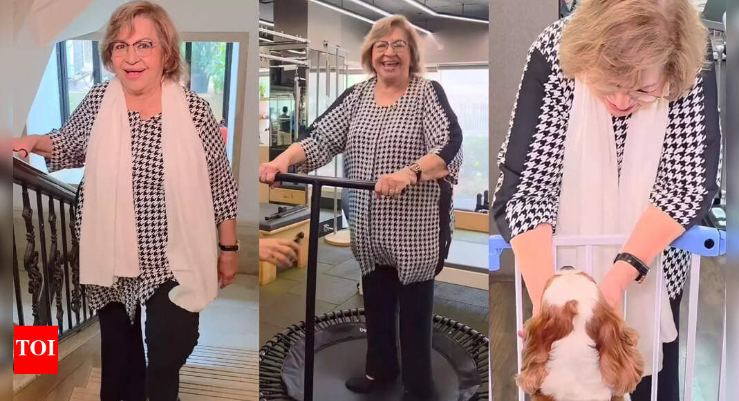 Helen’s weight loss and fitness transformation at 86: Celebrity fitness trainer reveals she can jump on a trampoline, climb stairs and play with a puppy | Hindi Movie News