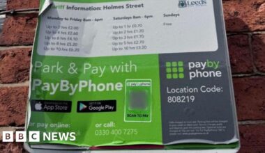 Fake QR code scammers targeting Leeds city centre parking bays