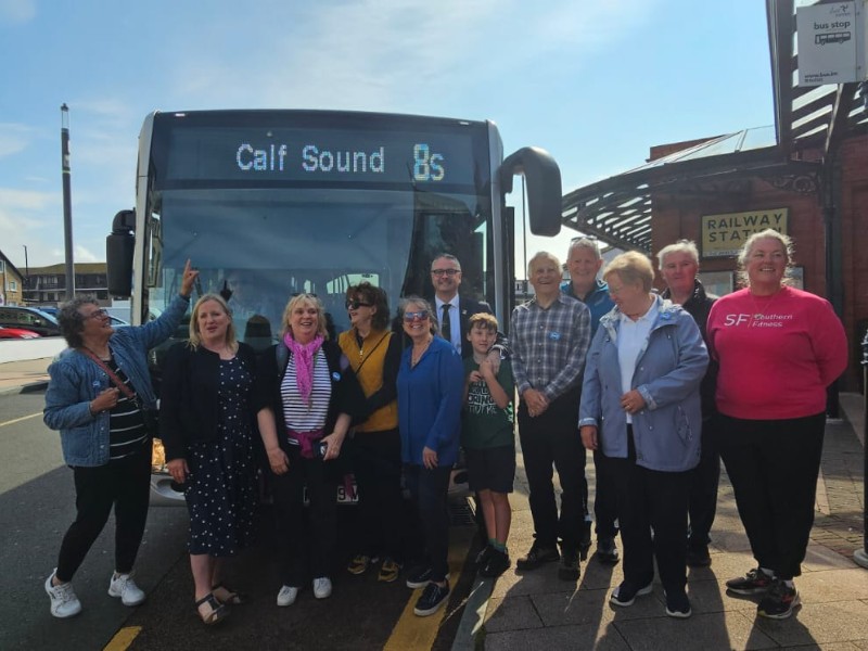 All aboard the 8S service