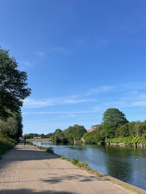 Enjoy a stroll beside the river