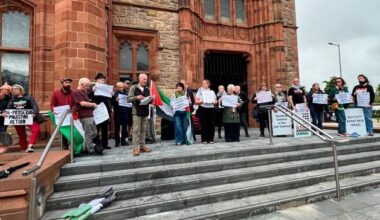 Derry protestors who defy ban in support of Palestine Action accused of offences under Terrorism Act