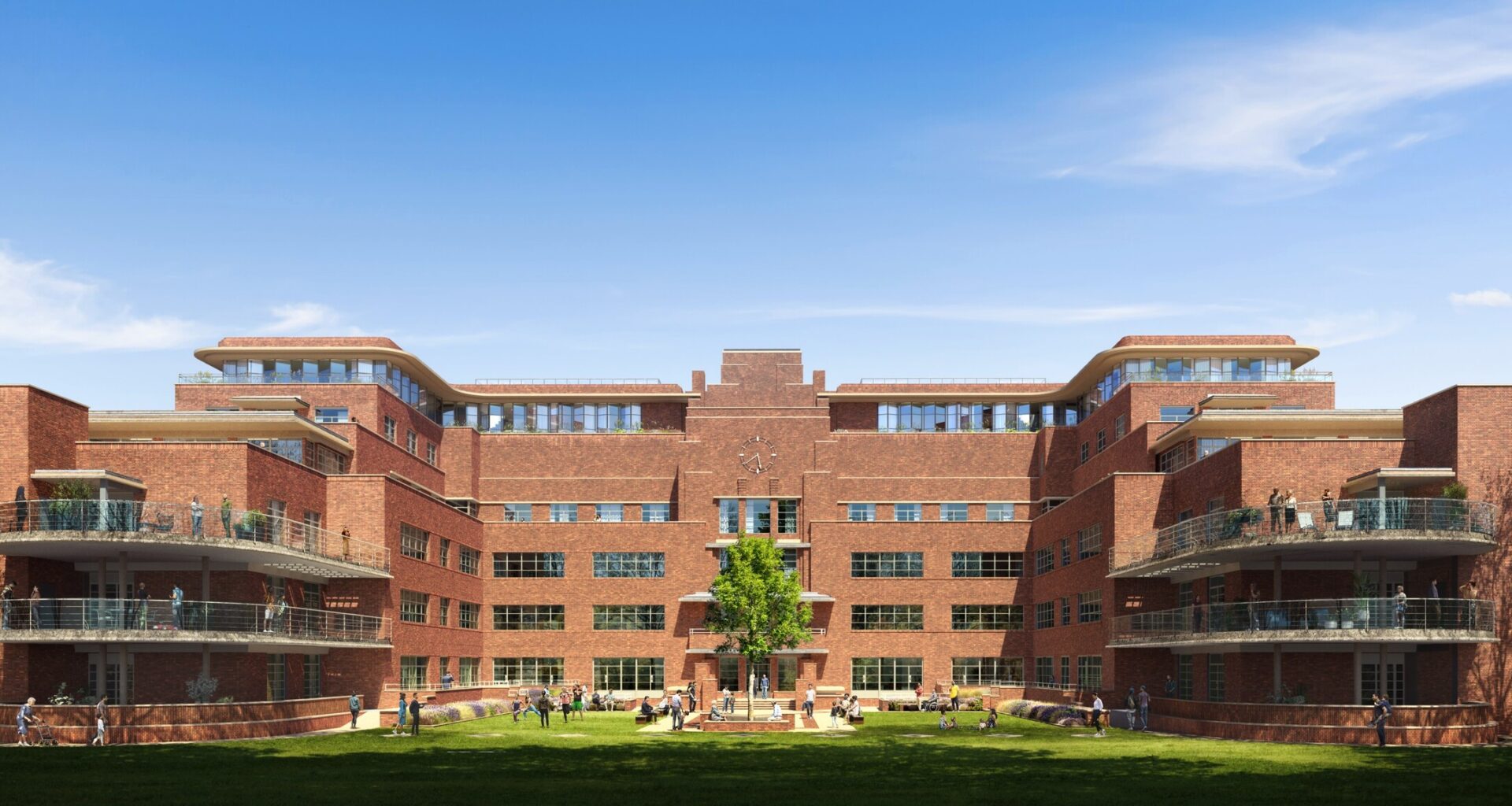 Abandoned Art Deco Hospital in West London Is Being Converted Into Hundreds Of Homes