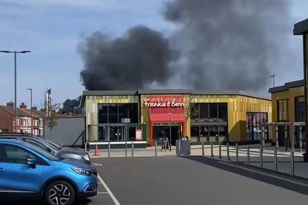 Black smoke spotted billowing across Old Swan as fire erupts on Prescot Road
