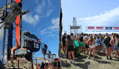Apollo 13 ride traps festivalgoers upside down at Boardmasters event