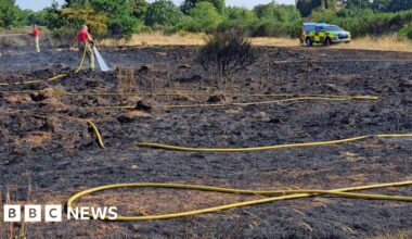 Three grass fires tackled in 24 hours in London heatwave