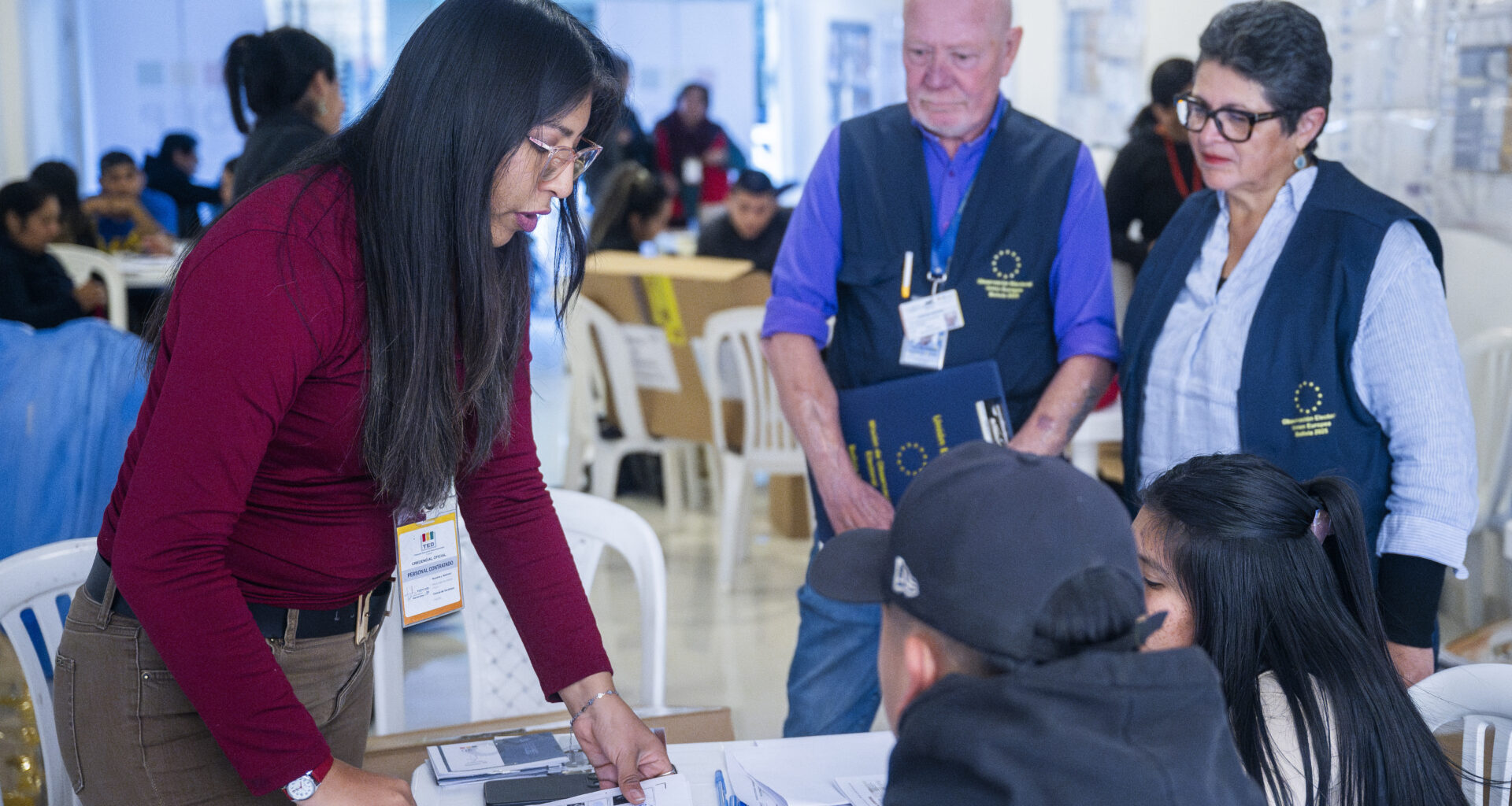 EU Observers at Election Officials Training Sessions