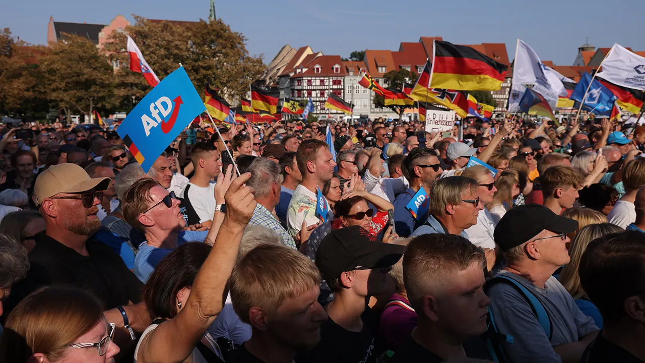 Germany's AfD leads poll for first time, beats CDU with 26% support
