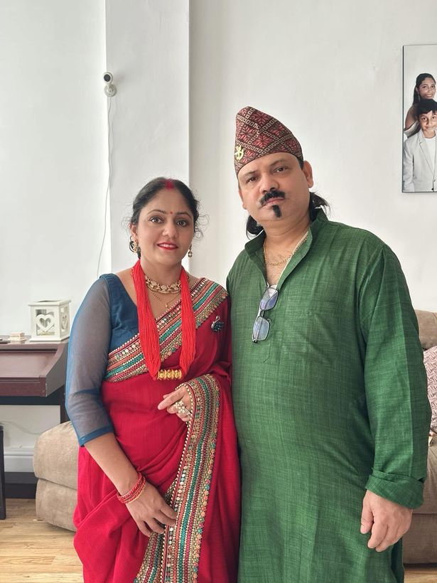 Husband and wife Laxman and Geeta Bhandari