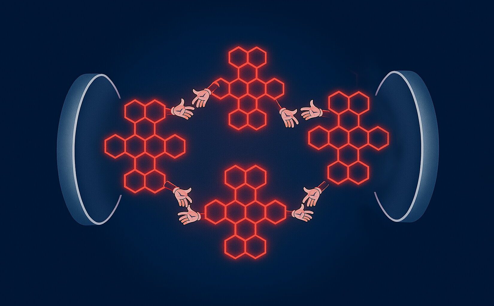 Molecular hybridization achieved through quantum vacuum manipulation