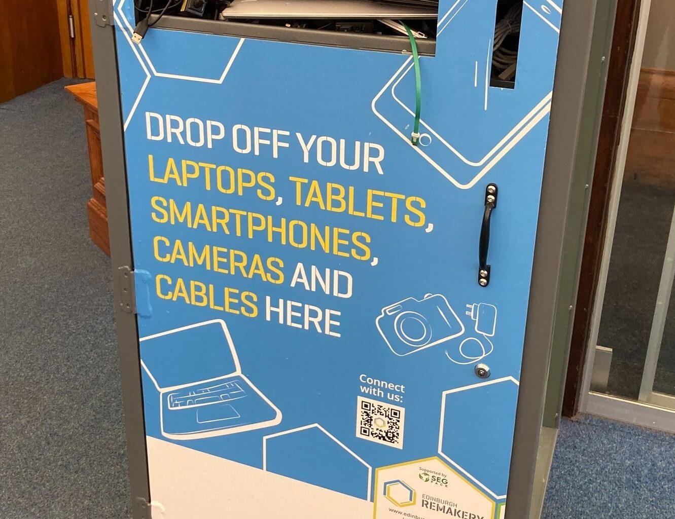 Tech Donation Box at Stockbridge Library – The NEN – North Edinburgh News