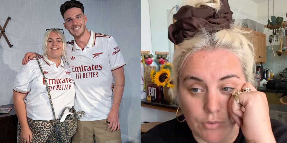 Plus-size influencer speaks out on 'utterly disgusting' trolling over viral Declan Rice photo