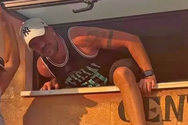 Peter was forced to climb through a window