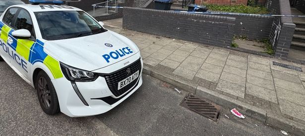 Police have launched a murder probe after a man was stabbed to death inside a property on South Road in Hockley