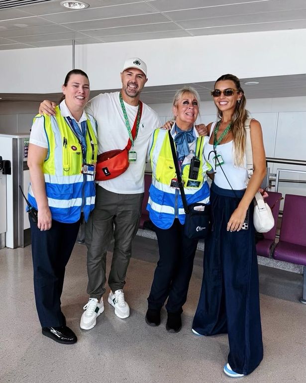 The presenter enjoyed a birthday holiday with ex Christine