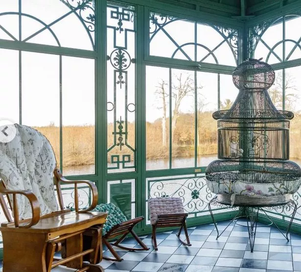 The Winter Garden in Dick and Angel's Chateau