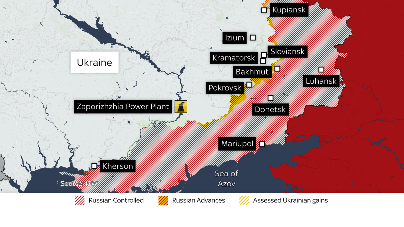 In maps: The territory Ukraine could be told to surrender in a 'land for peace' deal | World News
