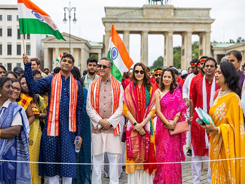 Indian Embassy in Germany organises 'Bharat Parade' to mark 79th Independence Day