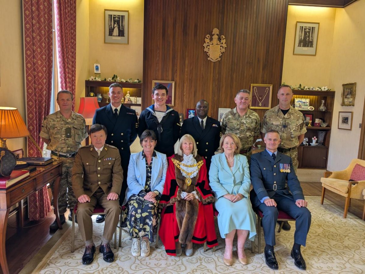 Mayor of Solihull thanks military personnel for their contribution to the borough