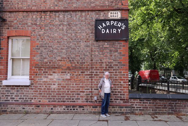 Joan Fenney who still lives in her family's old dairy Harper's Dairy in Mossley Hill