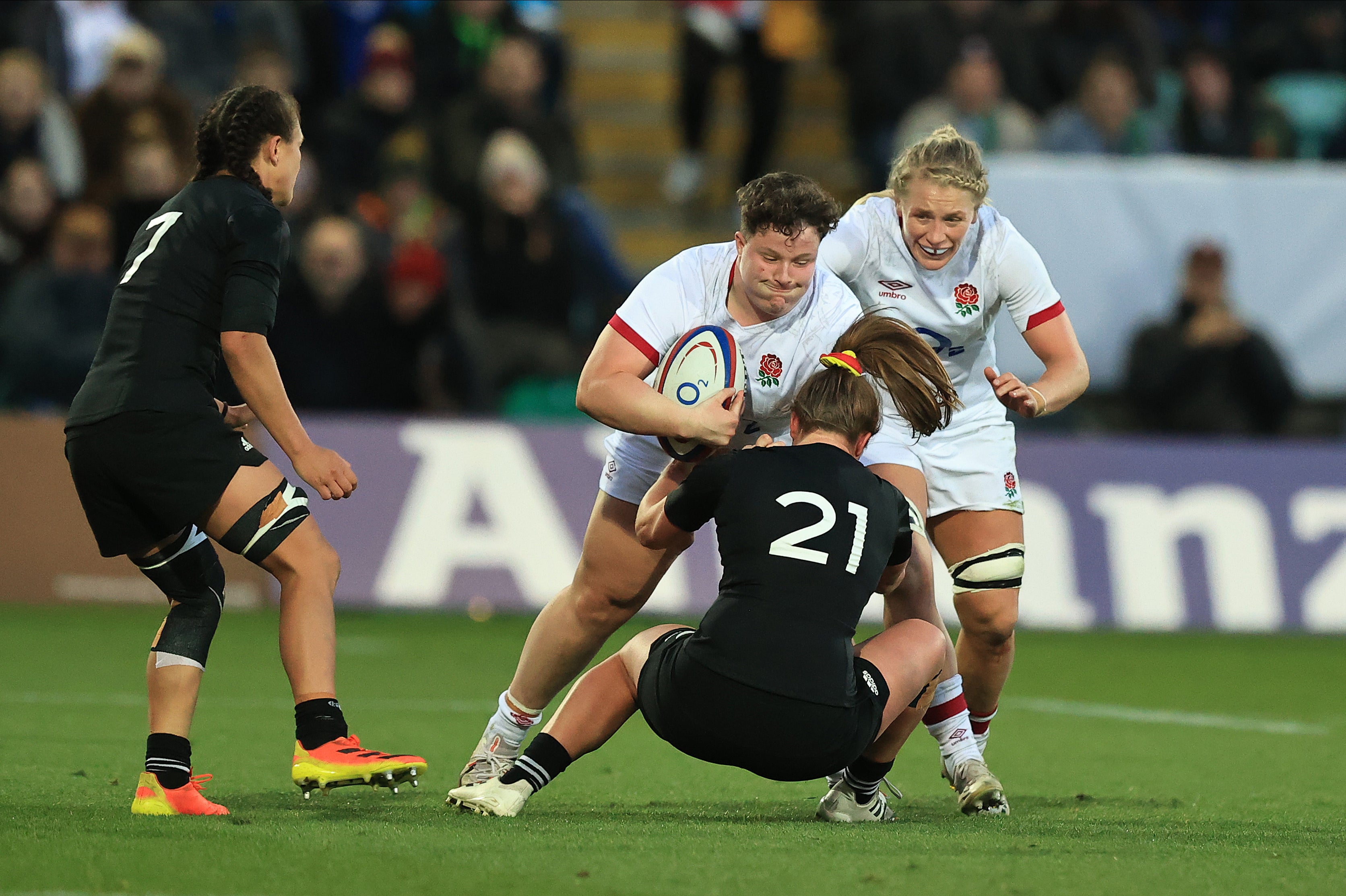Prop Hannah Botterman is one of England’s best ball carriers