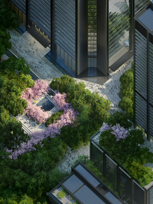 Foster + Partners Reveals Design for Mixed-Use Development in Central Seoul, South Korea - Image 2 of 7