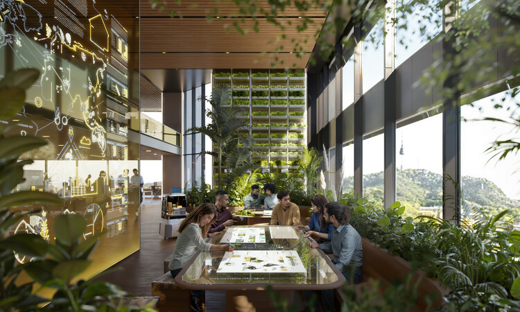 Foster + Partners Reveals Design for Mixed-Use Development in Central Seoul, South Korea - Image 5 of 7