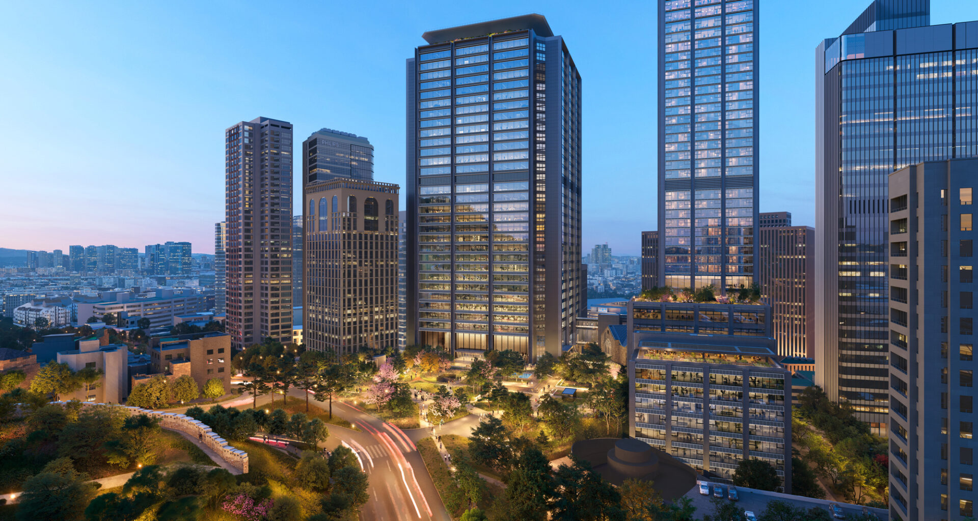 Foster + Partners Reveals Design for Mixed-Use Development in Central Seoul, South Korea