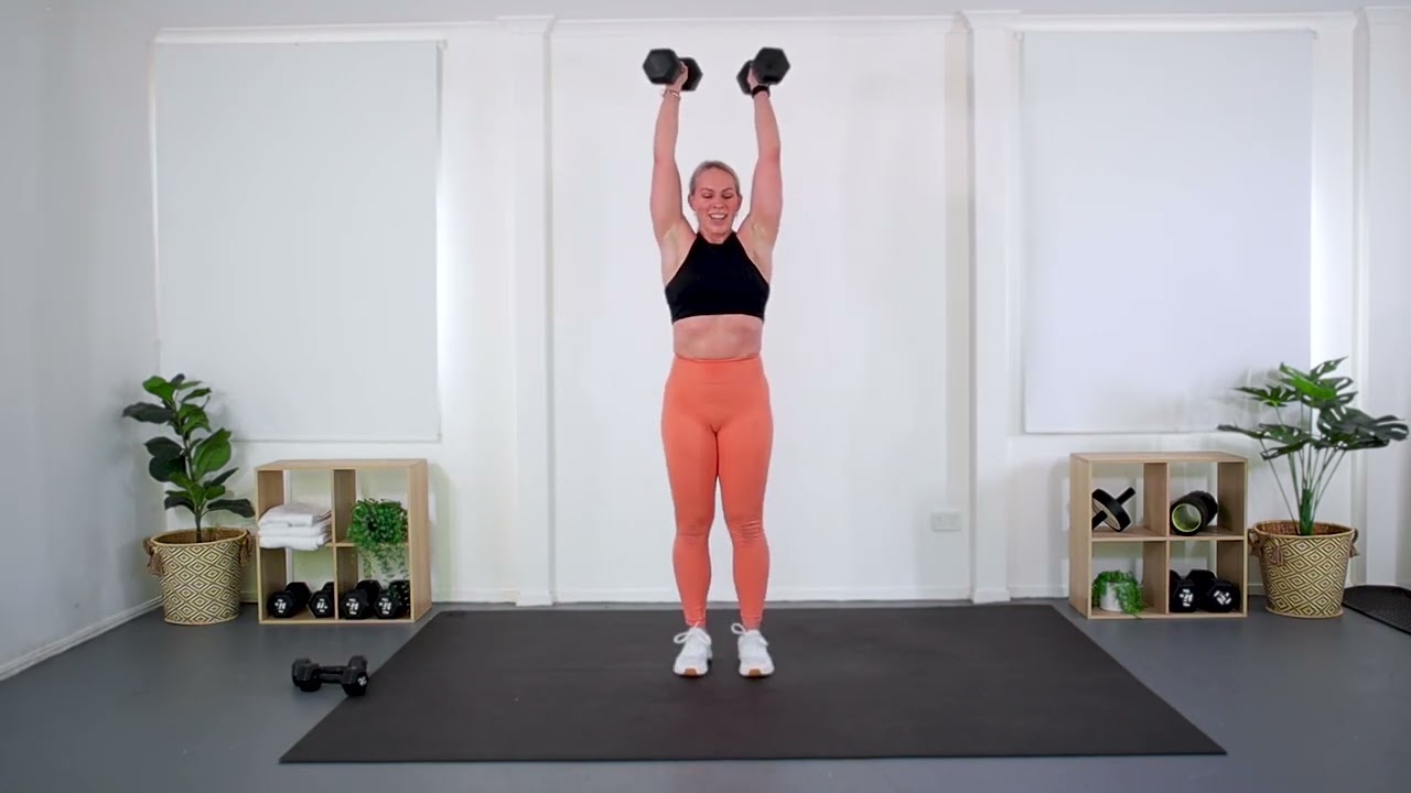 Standing Dumbbell March - YouTube