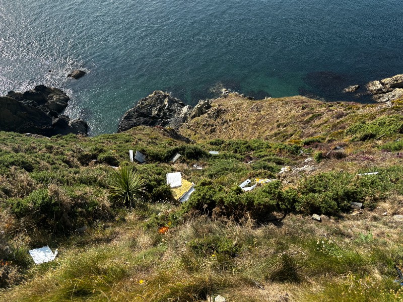 Fly-tippers blight Manx beauty spot