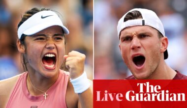 US Open mixed doubles: Draper/Pegula v Alcaraz/Raducanu and more – live | US Open Tennis 2025