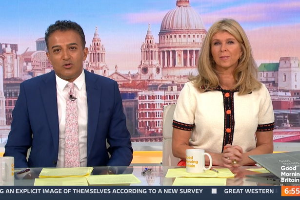 Adil Ray and Kate Garraway