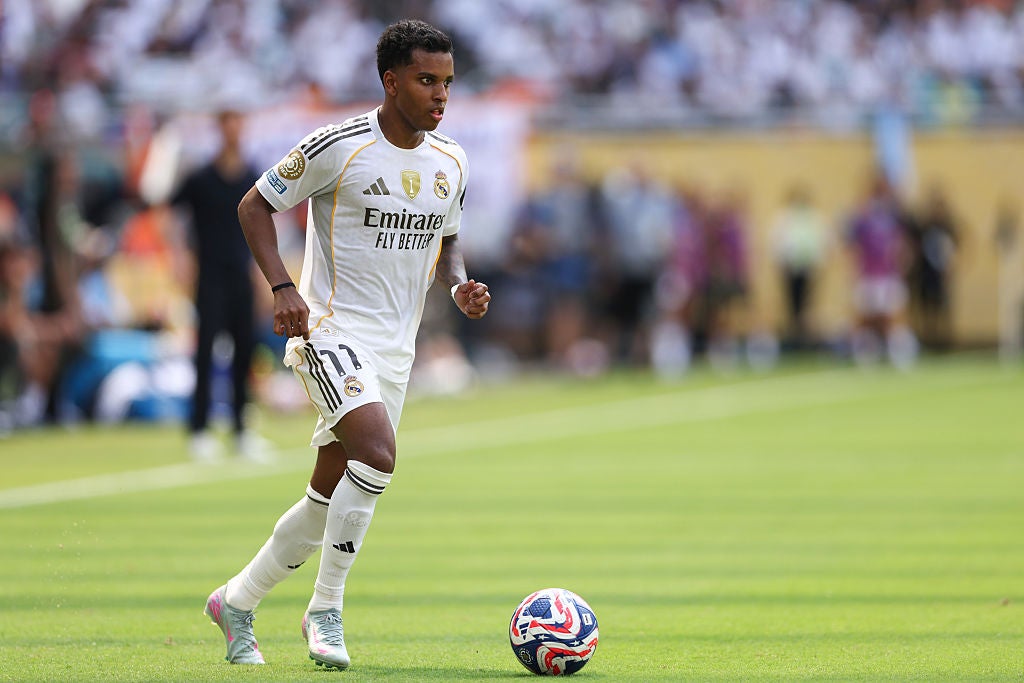 Rodrygo on the ball for Real Madrid