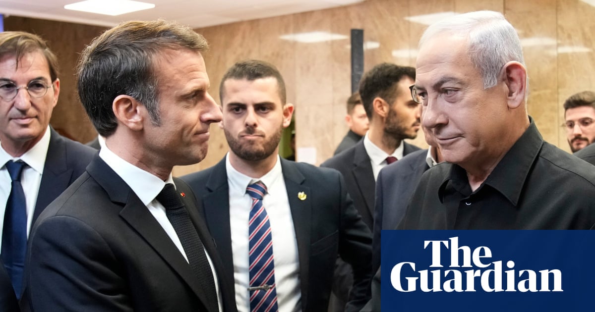 Macron decries ‘abject’ Netanyahu claim of antisemitic surge in France | Emmanuel Macron