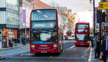 Buses on Holloway Road