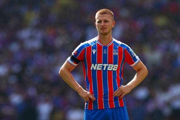 LONDON, ENGLAND - AUGUST 10: Adam Wharton of Crystal Palace looks on during the 2025 FA Community Shield match between Crystal Palace and Liverpool at Wembley Stadium on August 10, 2025 in London, England. (Photo by Chris Brunskill/Fantasista/Getty Images)