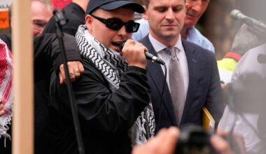 Kneecap's Mo Chara in court: Man arrested over support for Palestine Action after rapper’s terror case heard in London